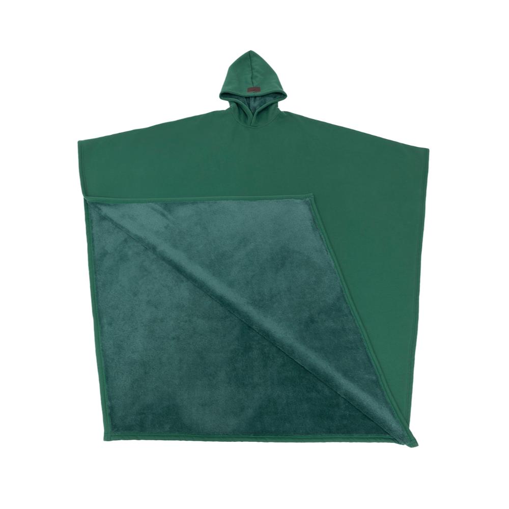 Warm Hooded Poncho With Soft Lining - Image 12