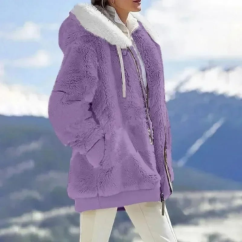 Hooded Zipper Jacket - Image 4