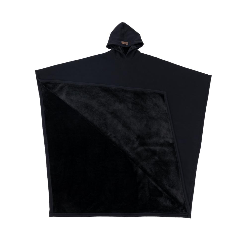 Warm Hooded Poncho With Soft Lining - Image 8
