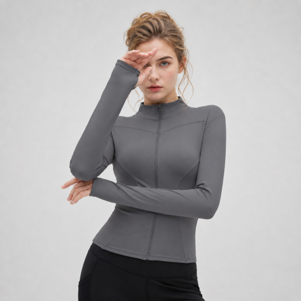 Slim And Fit Long Sleeve Sport Jacket Wear For Women